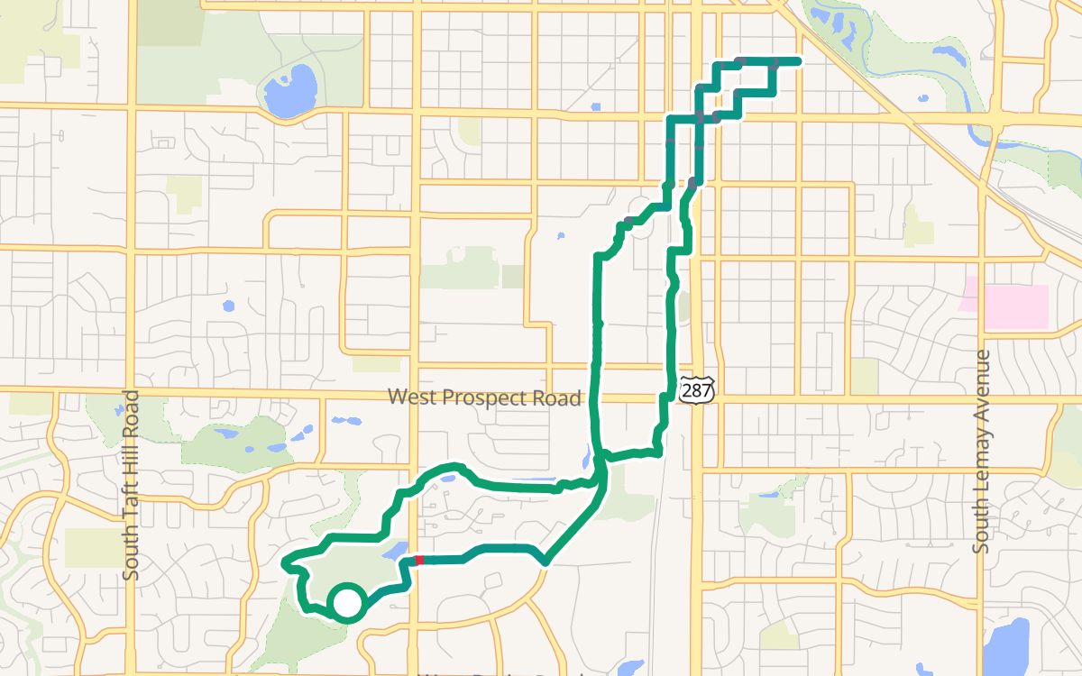 Rolland Moore and the Spring Creek Trail on a map